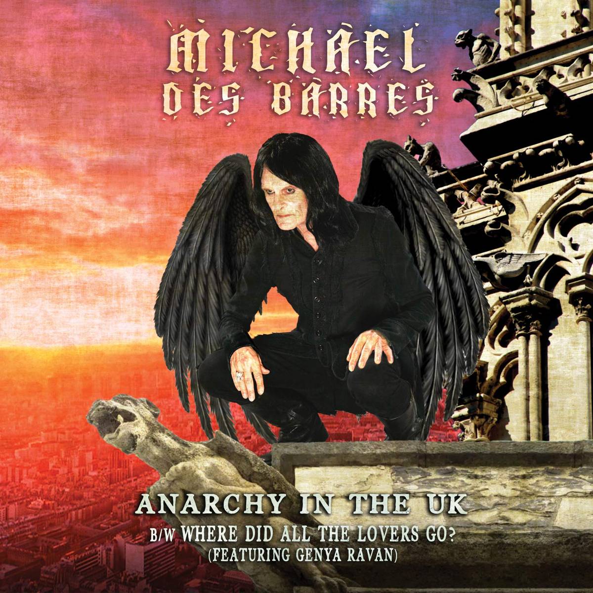Anarchy In The Uk - Michael Des Barres - Poster | Canvas Wall Art Print