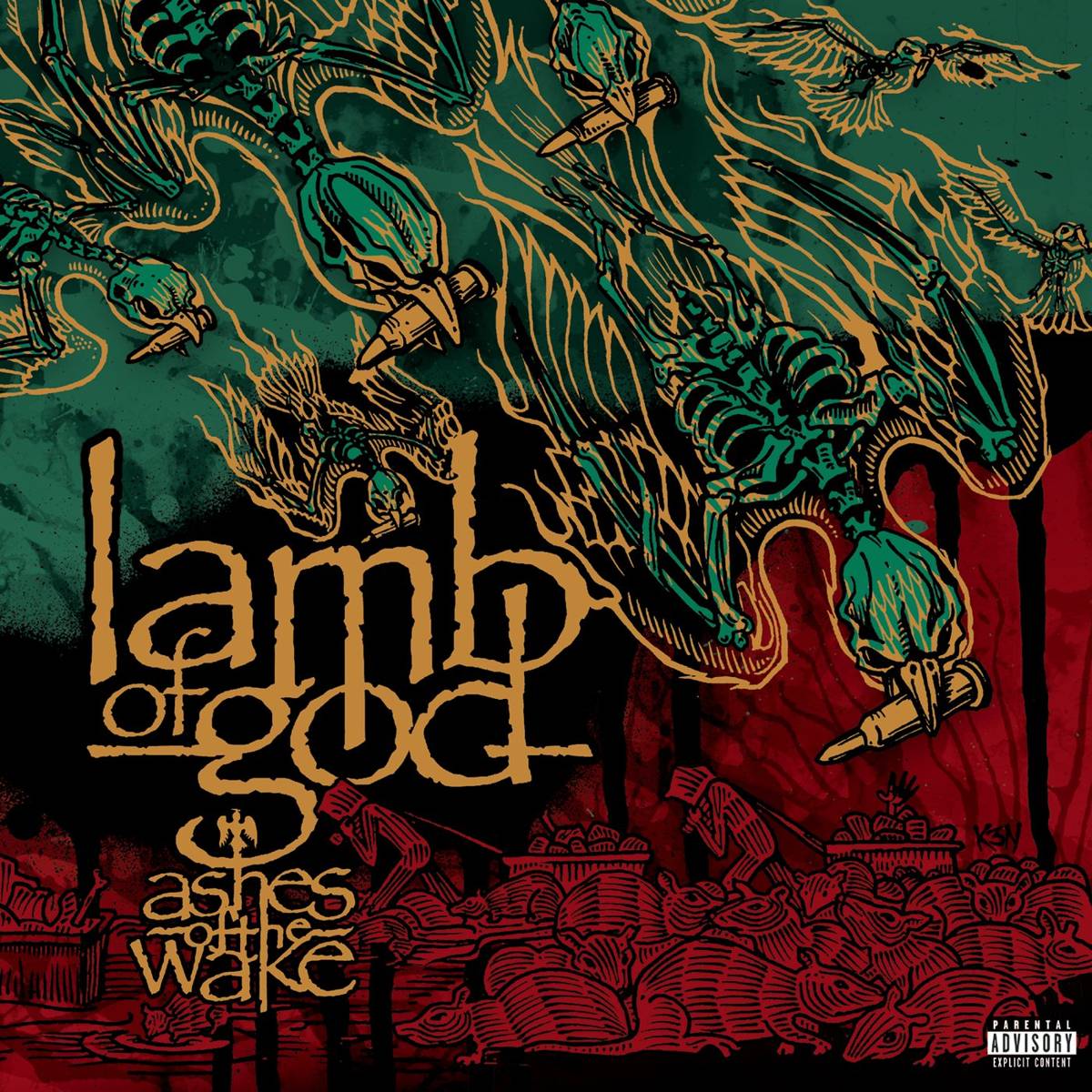 Ashes Of The Wake - Lamb Of God - Poster | Canvas Wall Art Print