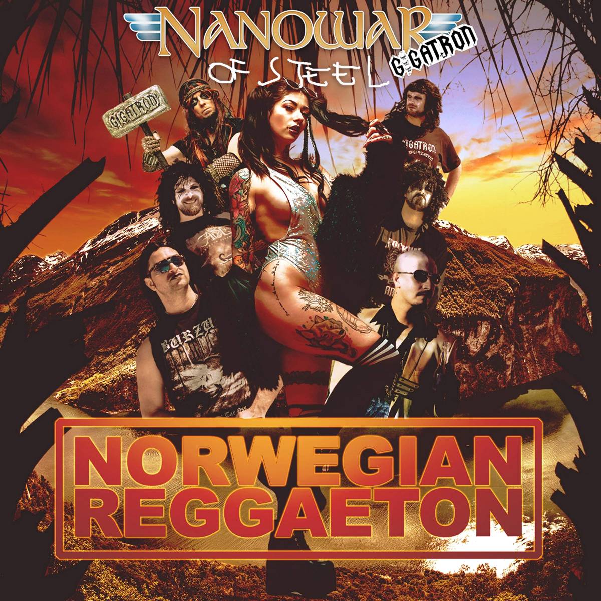 Norwegian Reggaeton (Feat. Charly Glamour &amp;Amp; Gigatron) - Nanowar Of Steel - Poster | Canvas Wall Art Print