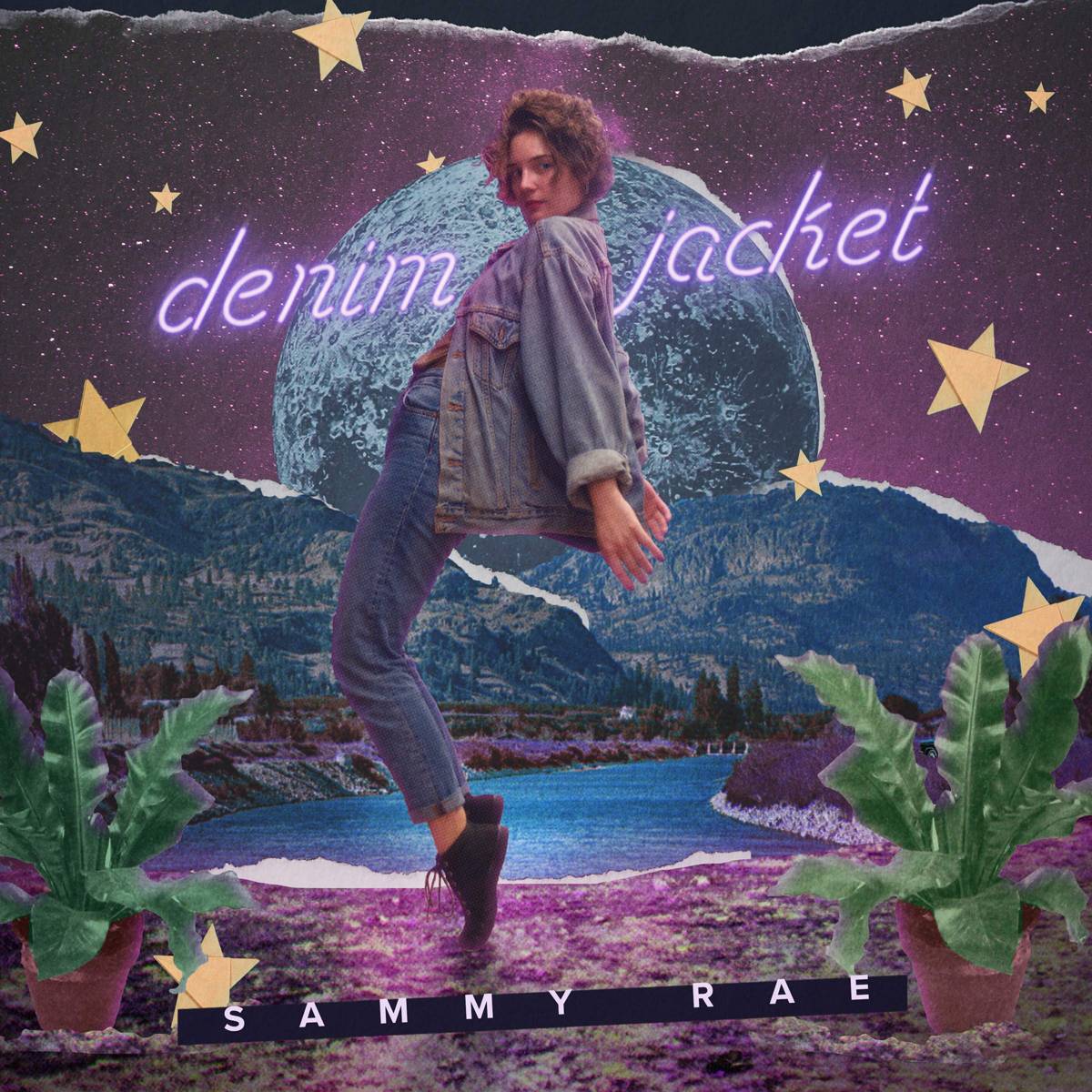Denim Jacket - Sammy Rae - Poster | Canvas Wall Art Print
