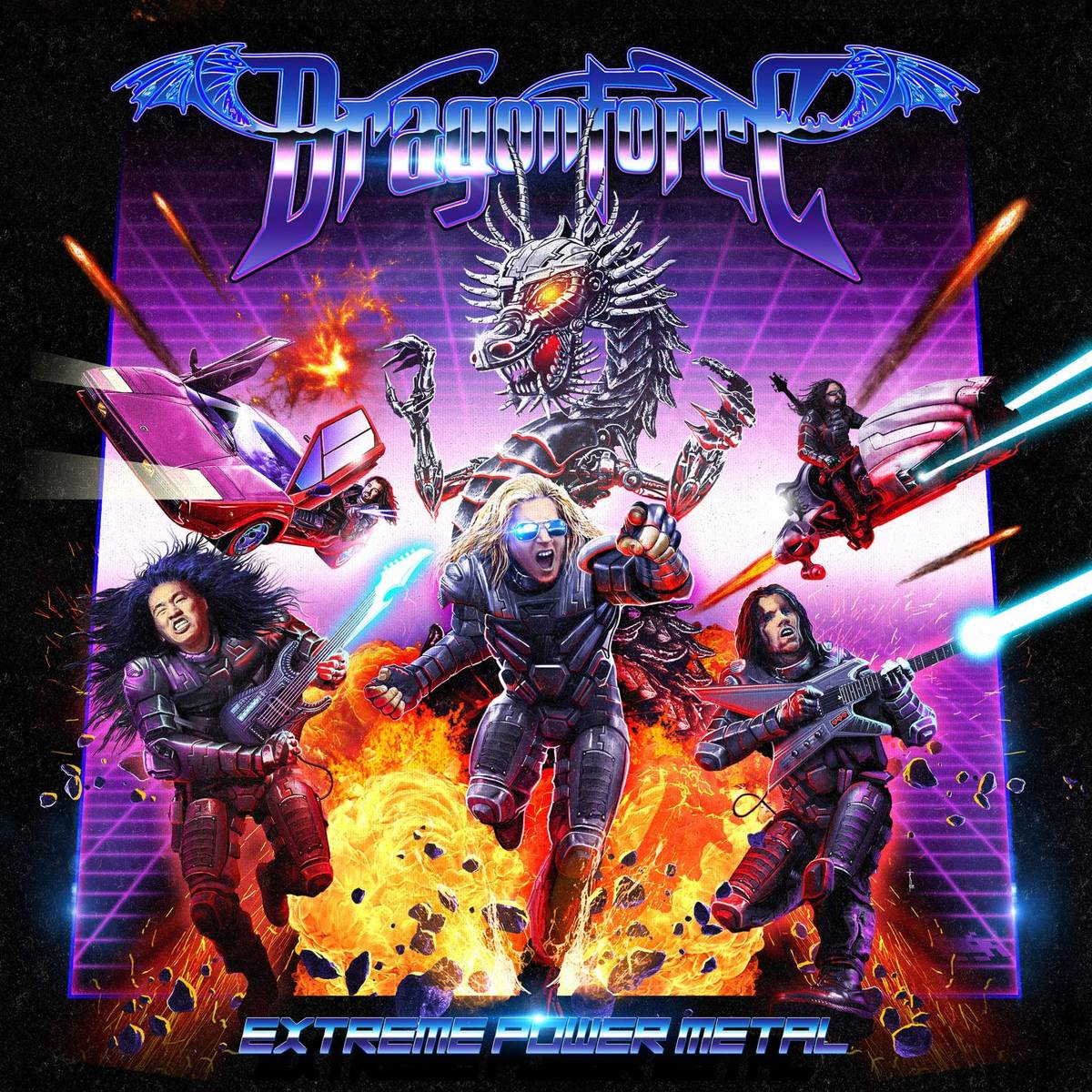 Extreme Power Metal - Dragonforce - Poster | Canvas Wall Art Print