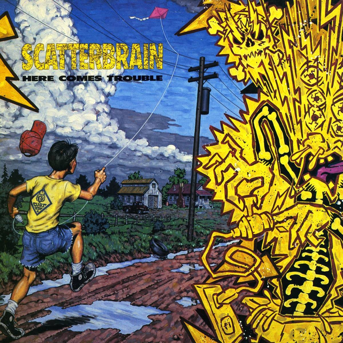 Here Comes Trouble - Scatterbrain - Poster | Canvas Wall Art Print