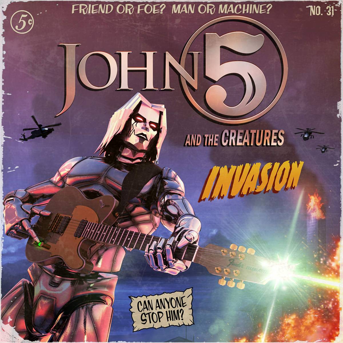 Invasion - John 5 &amp;Amp; The Creatures - Poster | Canvas Wall Art Print