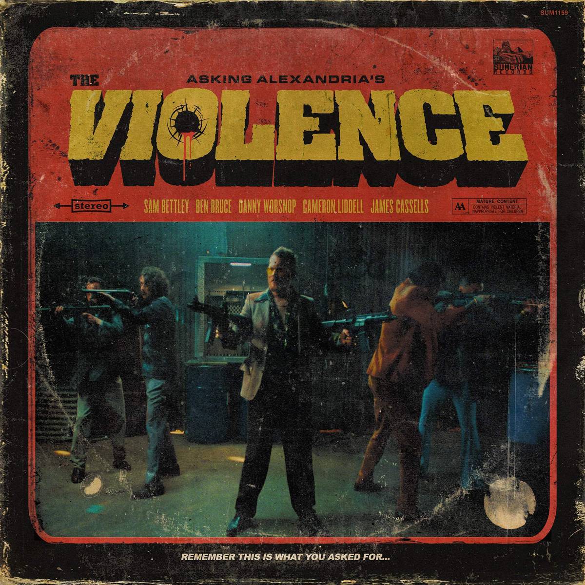 The Violence - Asking Alexandria - Poster | Canvas Wall Art Print