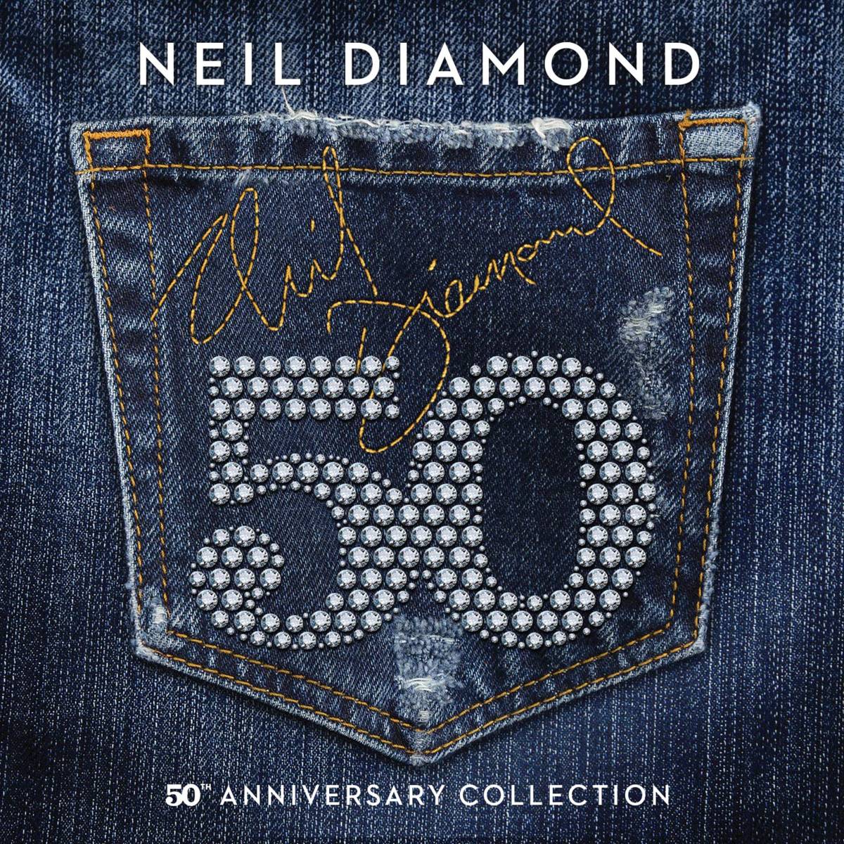 50Th Anniversary Collection - Neil Diamond - Poster | Canvas Wall Art Print