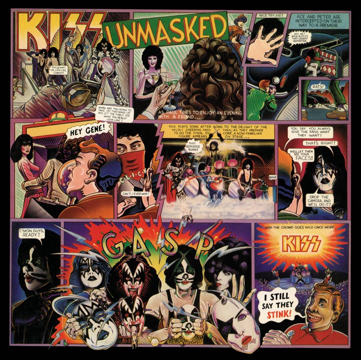 Unmasked - Kiss - Poster | Canvas Wall Art Print