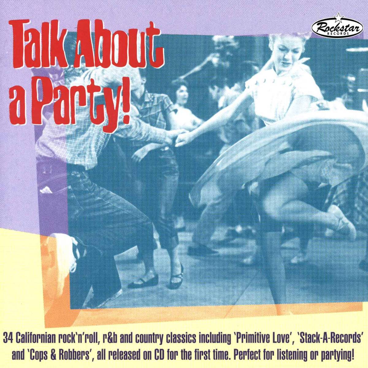 Talk About A Party - The Crest Records Story - Various Artists - Poster | Canvas Wall Art Print