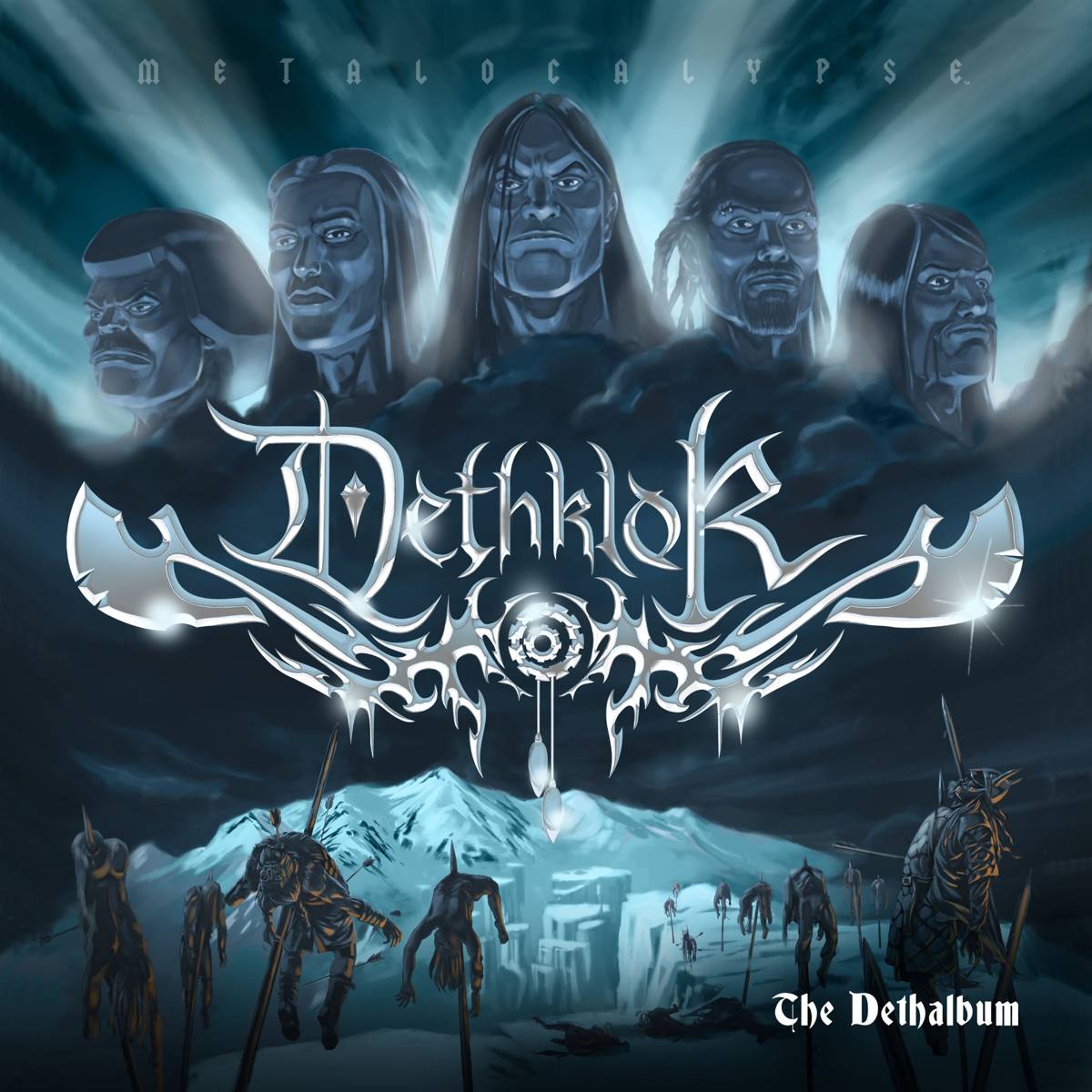 The Dethalbum - Metalocalypse: Dethklok - Poster | Canvas Wall Art Print