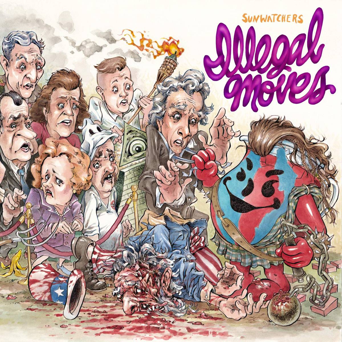 Illegal Moves - Sunwatchers - Poster | Canvas Wall Art Print
