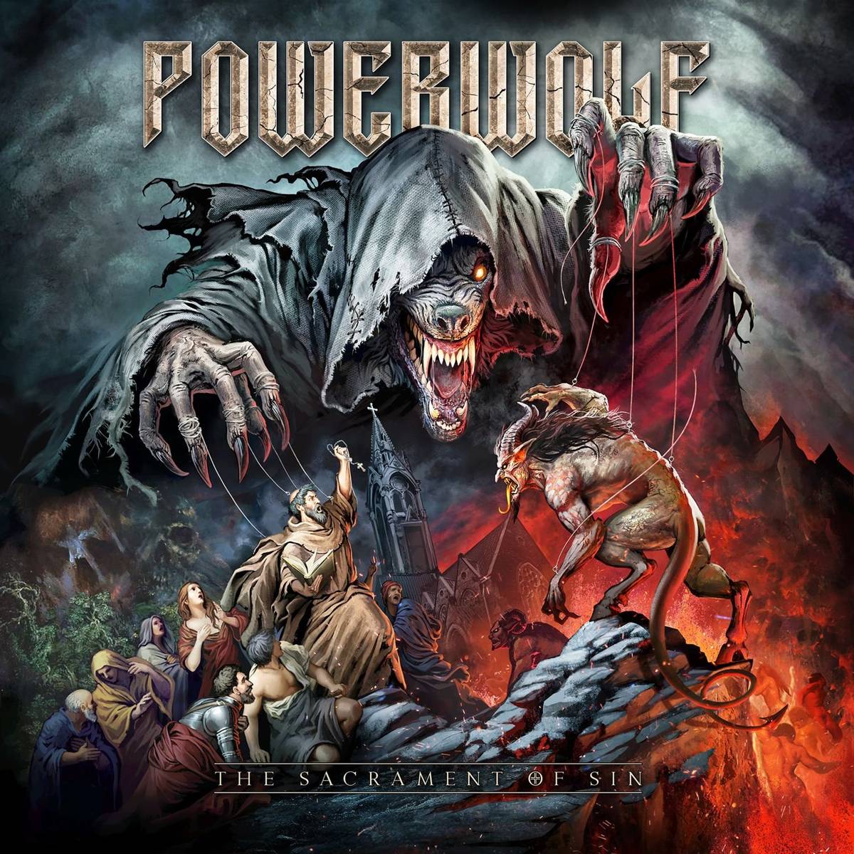 The Sacrament Of Sin - Powerwolf - Poster | Canvas Wall Art Print