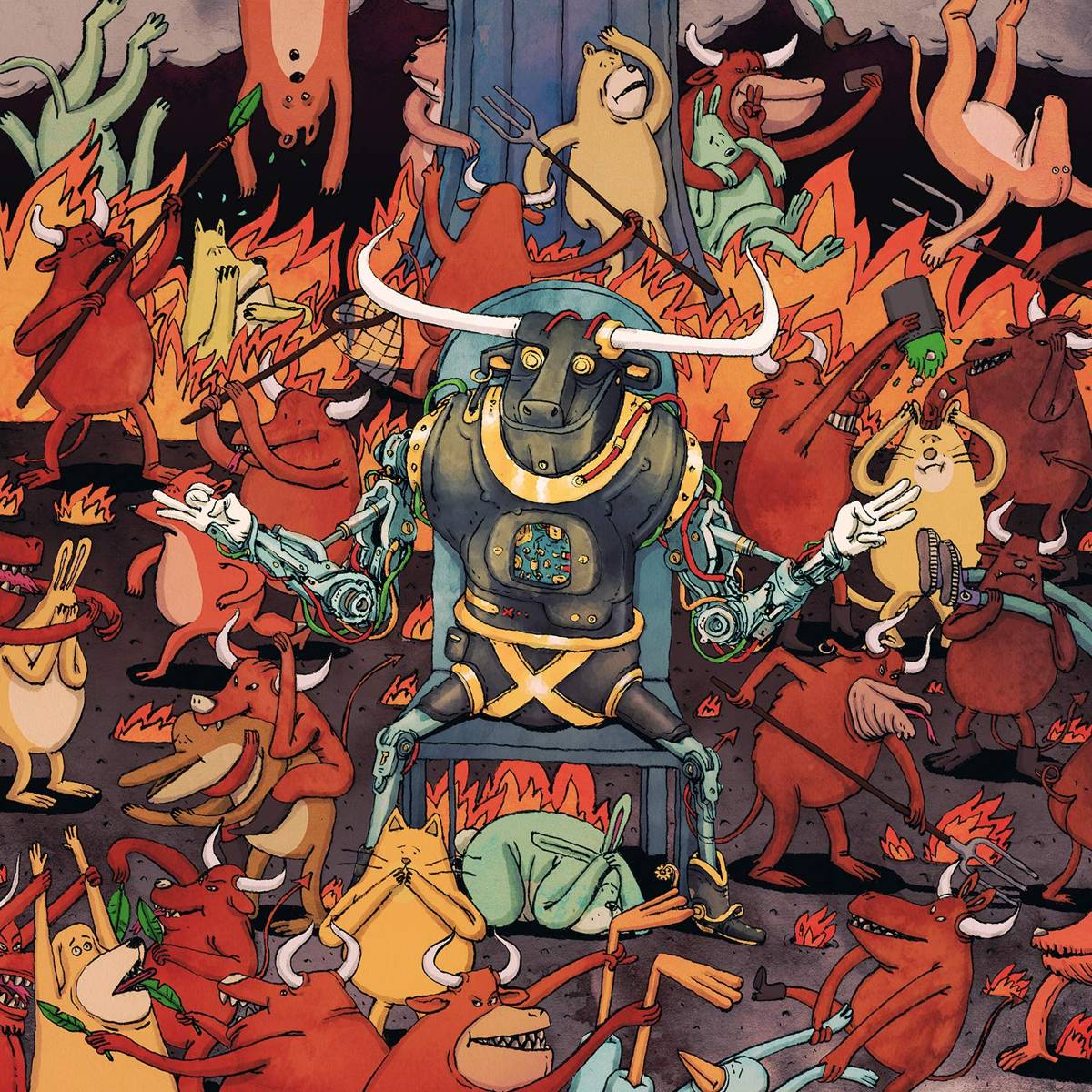 Afterburner - Dance Gavin Dance - Poster | Canvas Wall Art Print