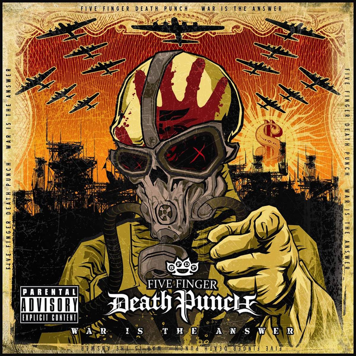 War Is The Answer - Five Finger Death Punch - Poster | Canvas Wall Art Print