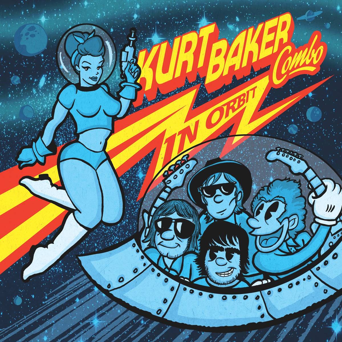 In Orbit - Kurt Baker Combo &amp;Amp; Kurt Baker - Poster | Canvas Wall Art Print