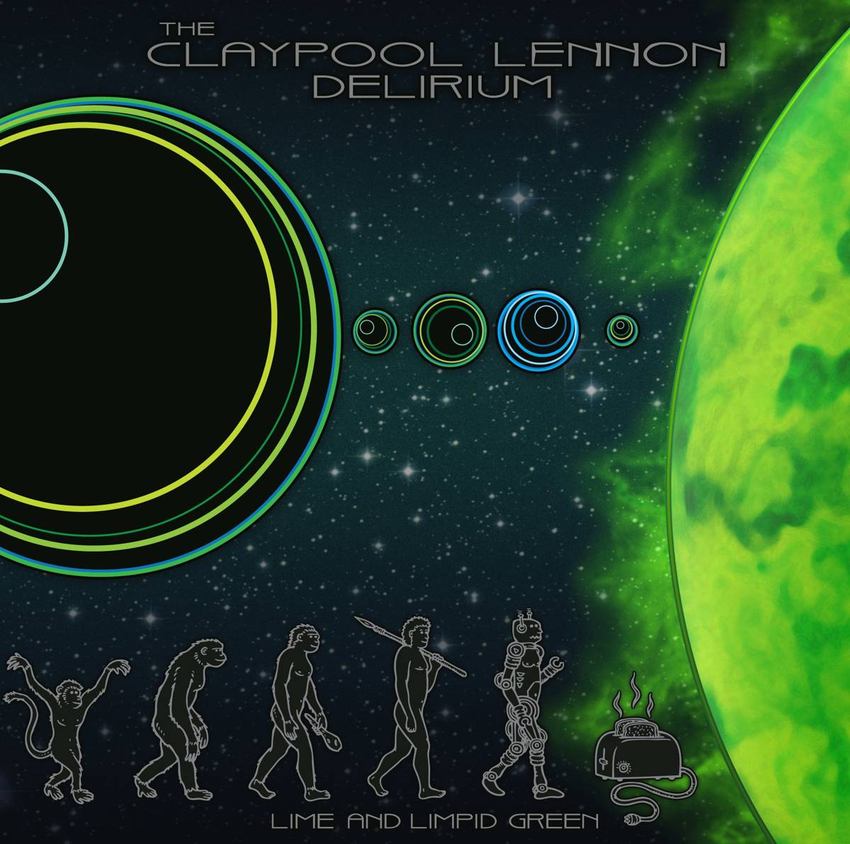 Lime &amp;Amp; Limpid Green - The Claypool Lennon Delirium - Poster | Canvas Wall Art Print