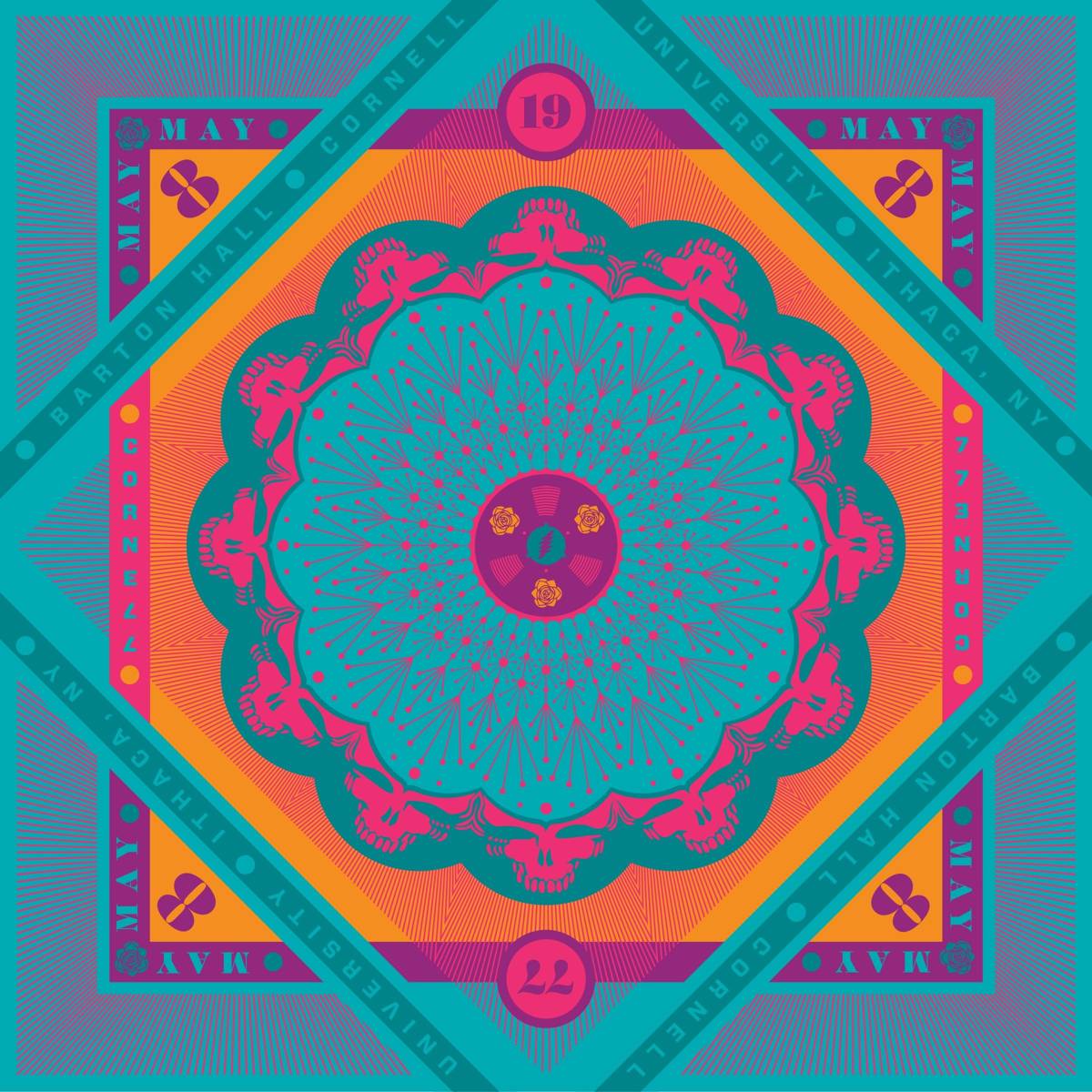 Cornell 5/8/77 (Live) - The Grateful Dead - Poster | Canvas Wall Art Print
