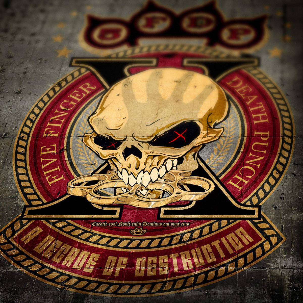 A Decade Of Destruction - Five Finger Death Punch - Poster | Canvas Wall Art Print