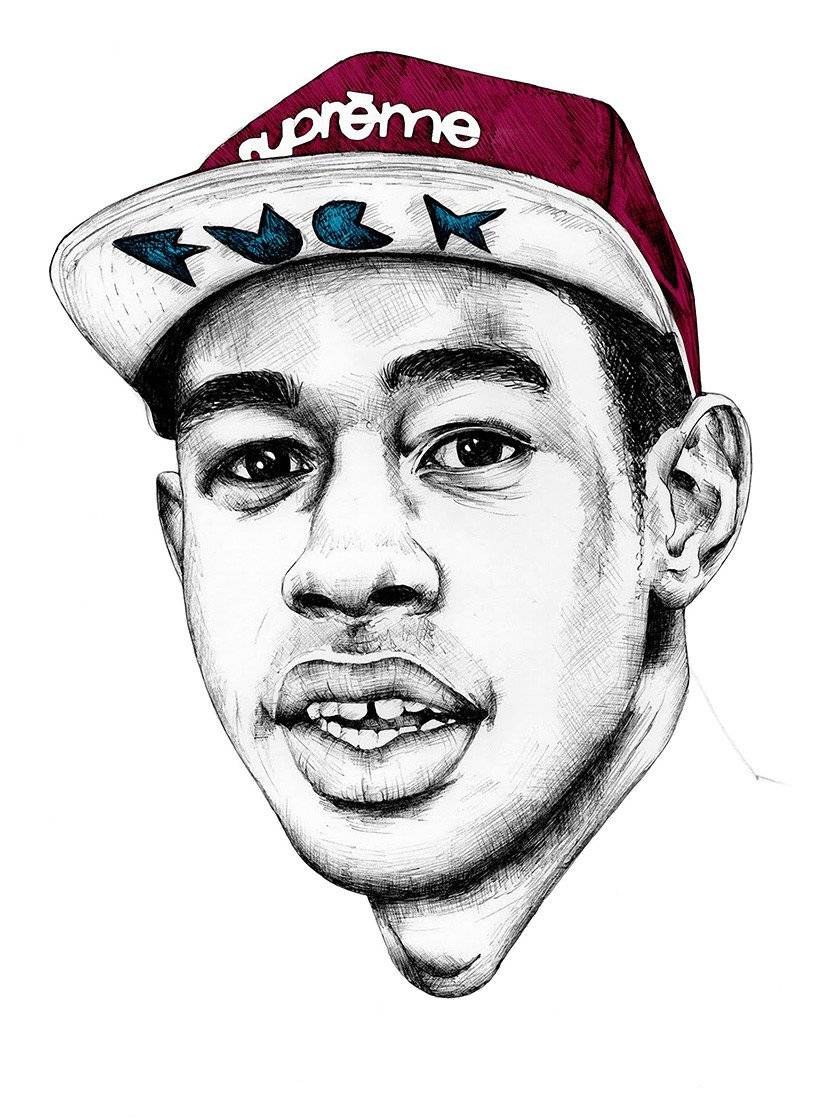 Tyler The Creator Rapper Supreme - Poster | Canvas Wall Art Print