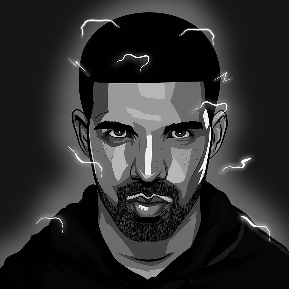 Drake Rapper Singer 13X13 Inches - Poster | Canvas Wall Art Print