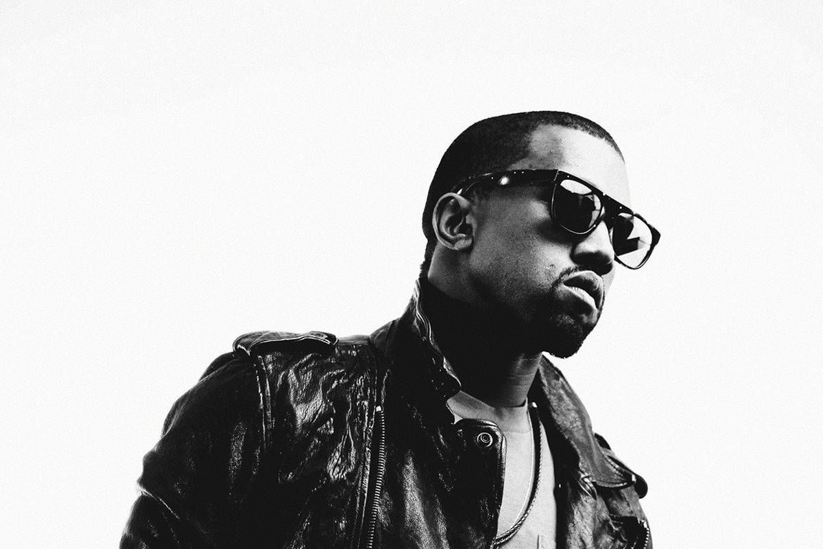 Kanye West Hip-Hop Rapper Black And White Print - Poster | Canvas Wall Art Print