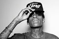 Wiz Khalifa R&amp;Amp;B Hip-Hop Singer 13X19 Inch - Poster | Canvas Wall Art Print