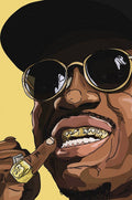 A$Ap Asap Rocky Rocky Rap Hip-Hop - Poster | Canvas Wall Art Print