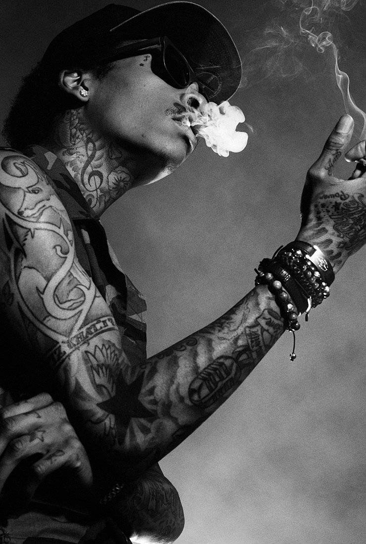 Wiz Khalifa Smoke Rap 13X19 Inches - Poster | Canvas Wall Art Print
