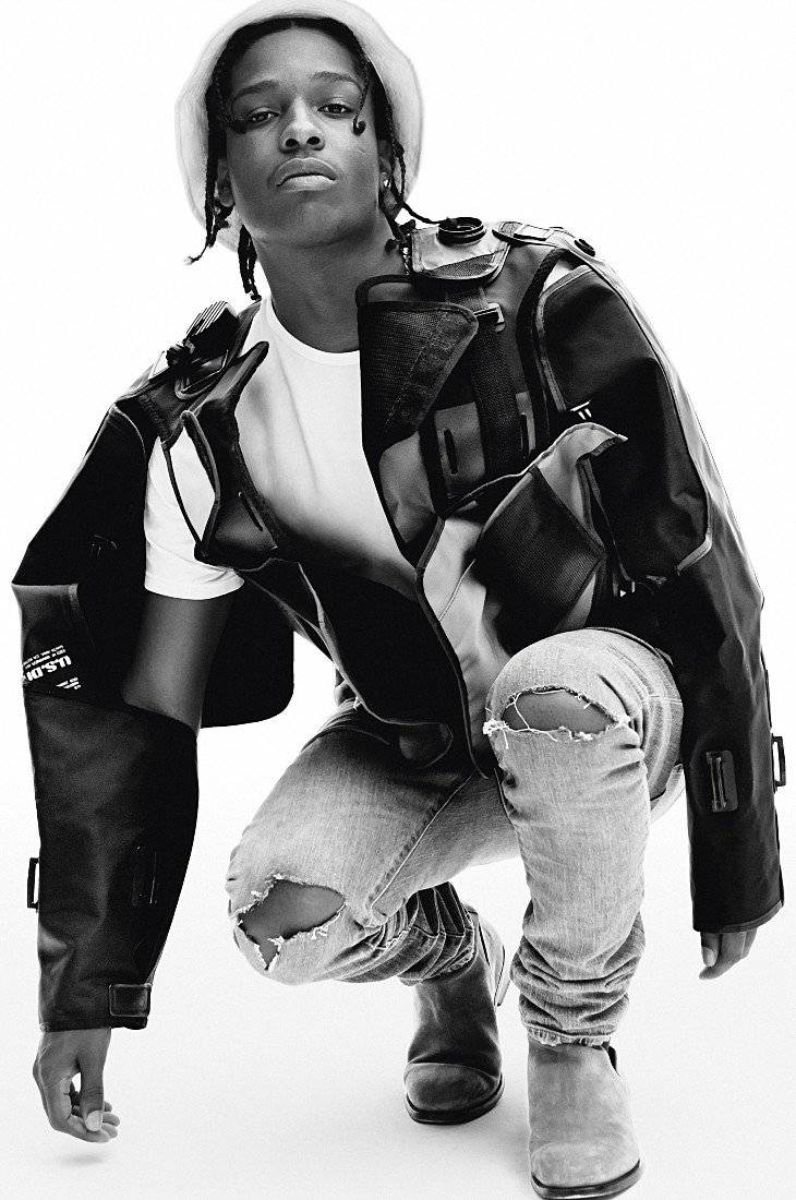 Asap Rocky Rap Hip-Hop - Poster | Canvas Wall Art Print