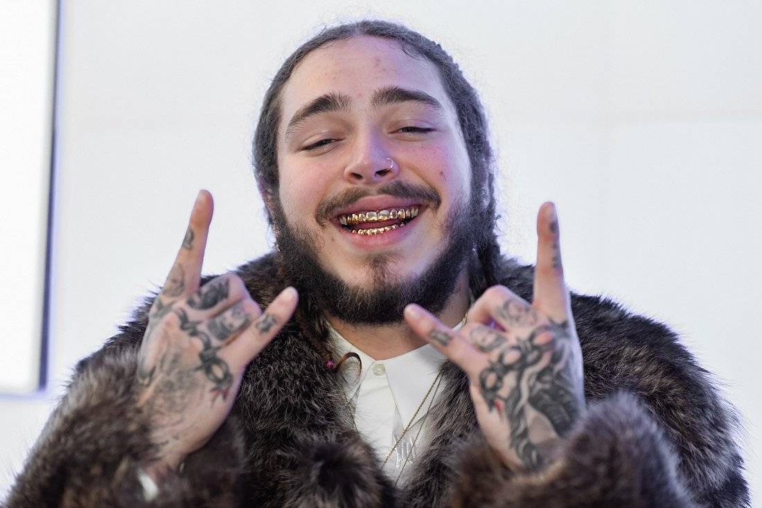 Post Malone Gold Smile - Poster | Canvas Wall Art Print