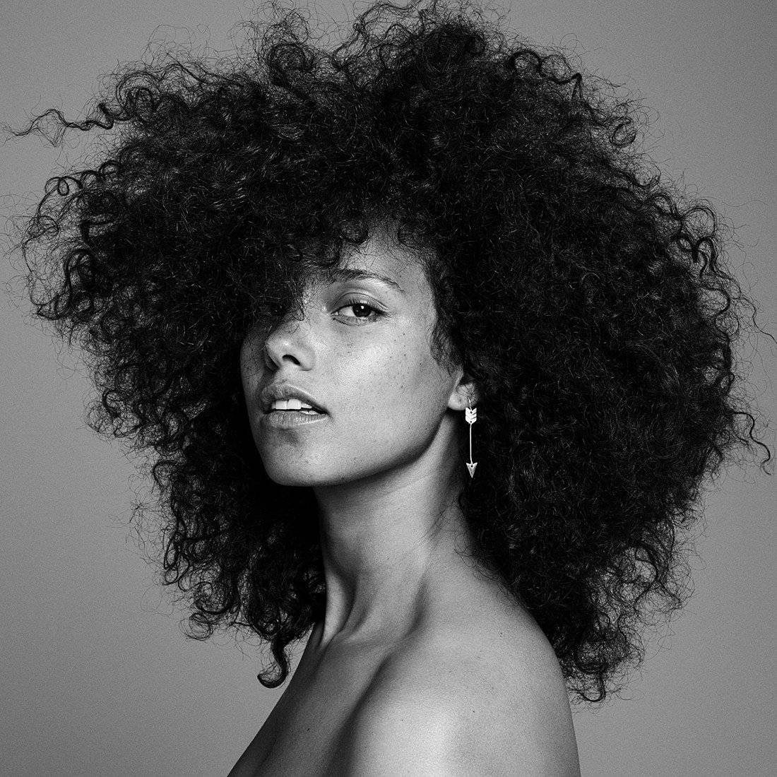 Alicia Keys Music Singer Black And White - Poster | Canvas Wall Art Print