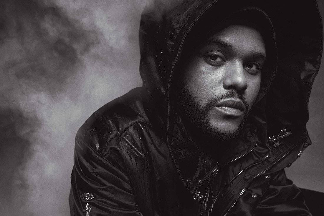 The Weeknd Billboard Singer Top Chart Black And White - Poster | Canvas Wall Art Print