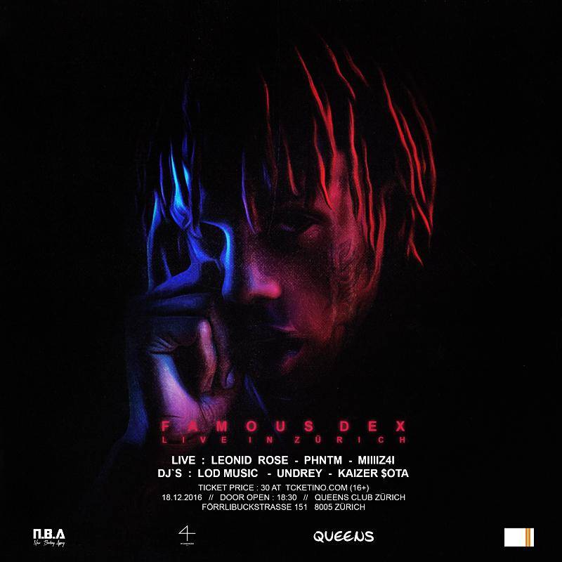 Famous Dex Rapper Art - Poster | Canvas Wall Art Print