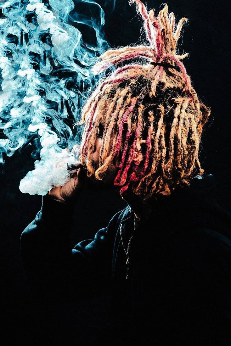 Lil Pump Smoke - Poster | Canvas Wall Art Print