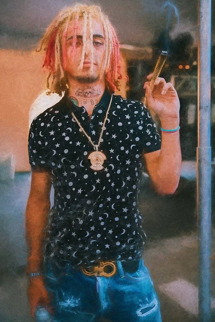 Lil Pump Fan Art - Poster | Canvas Wall Art Print