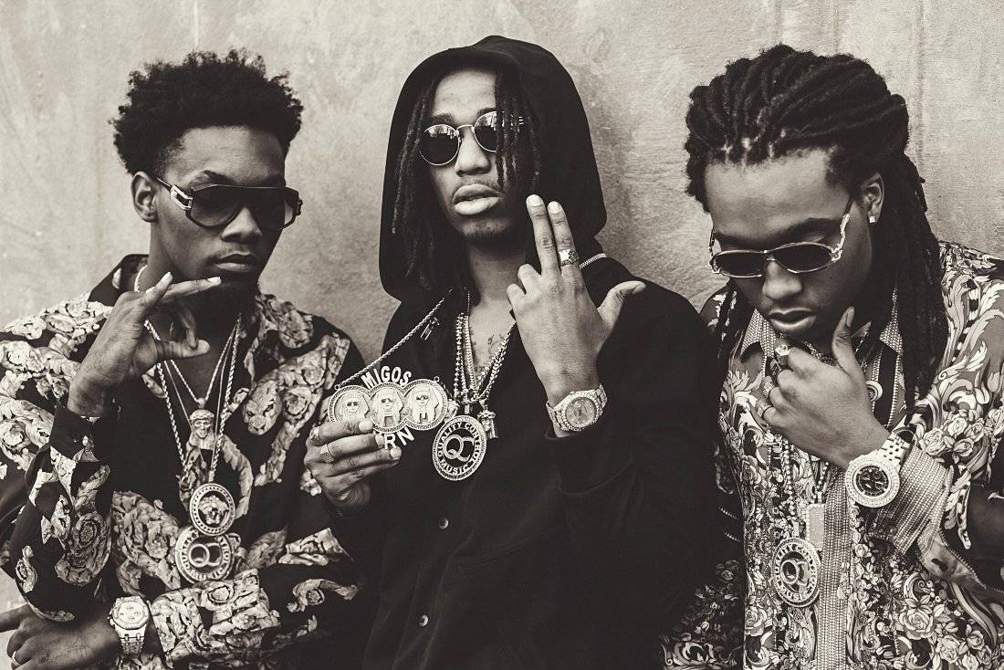 Migos Black And White - Poster | Canvas Wall Art Print
