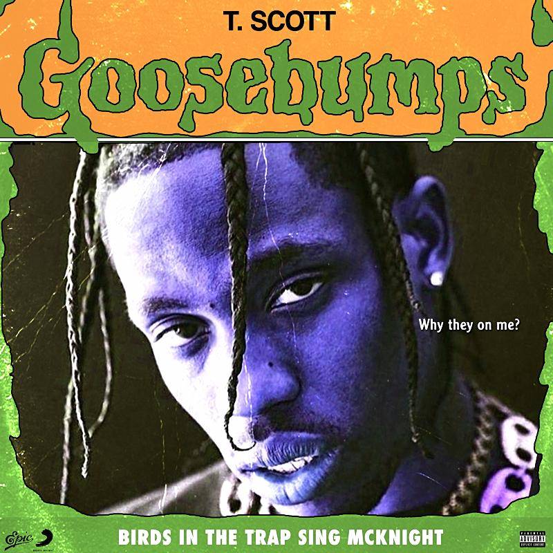 Travis Scott Goosebumps - Poster | Canvas Wall Art Print