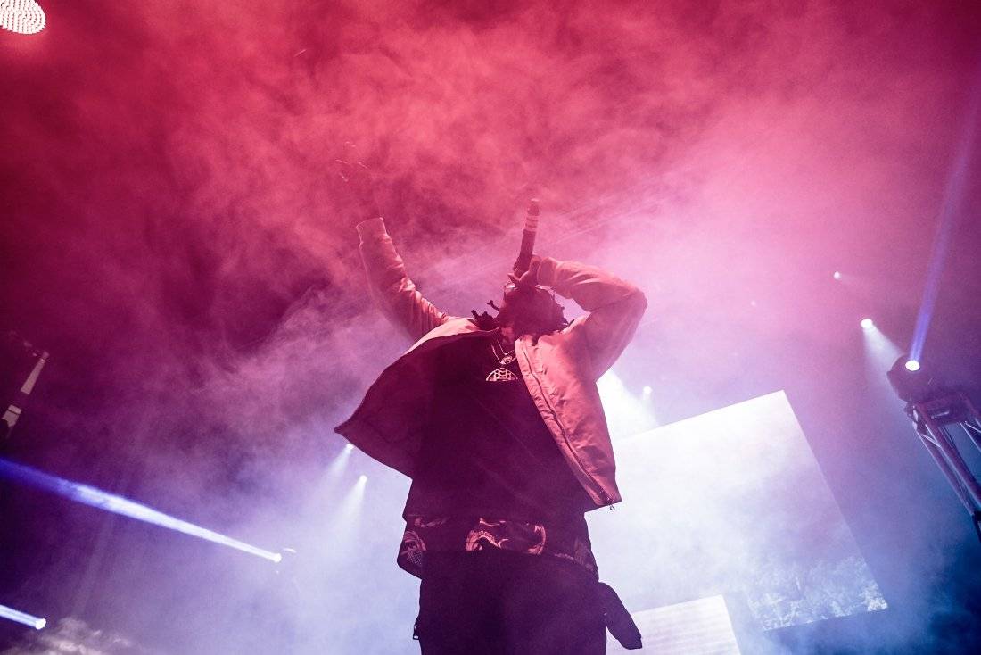 Travis Scott Concert - Poster | Canvas Wall Art Print