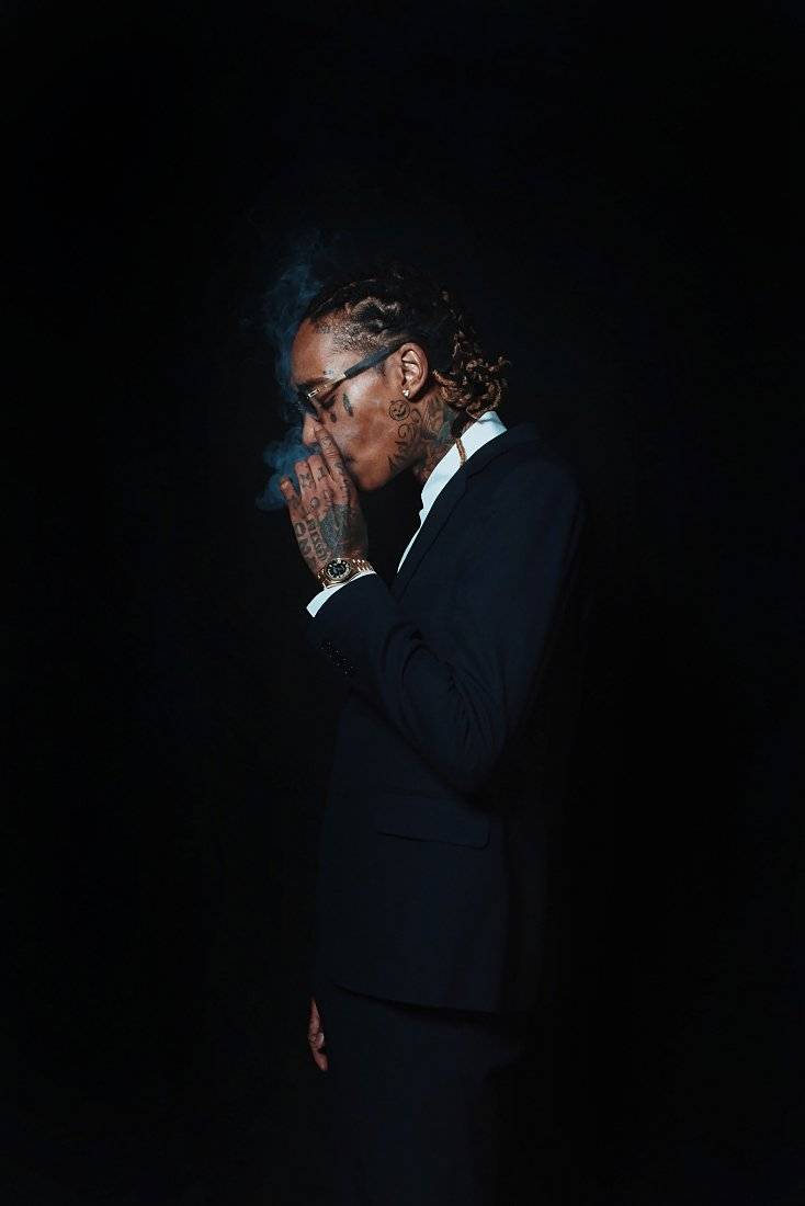 Wiz Khalifia Smoke Big - Poster | Canvas Wall Art Print