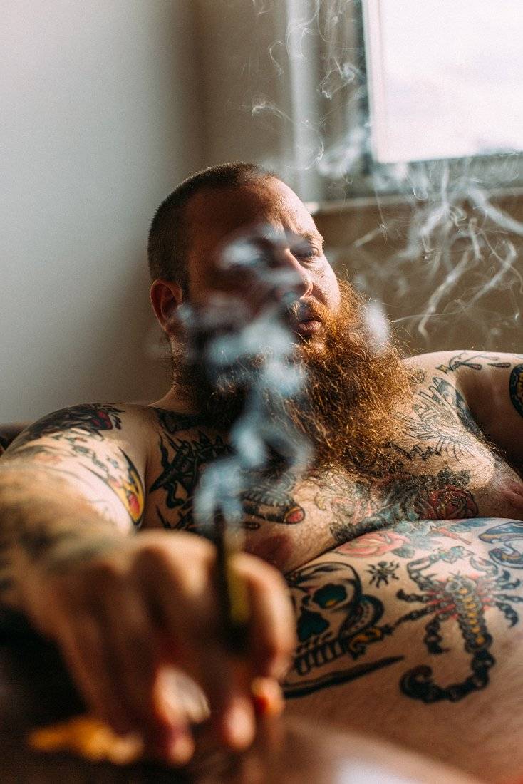 Action Bronson Smoke - Poster | Canvas Wall Art Print