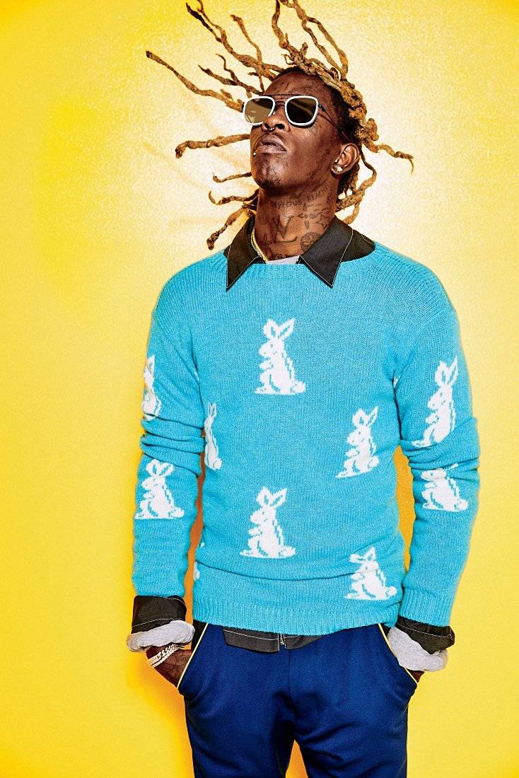 Young Thug Rapper Rap - Poster | Canvas Wall Art Print