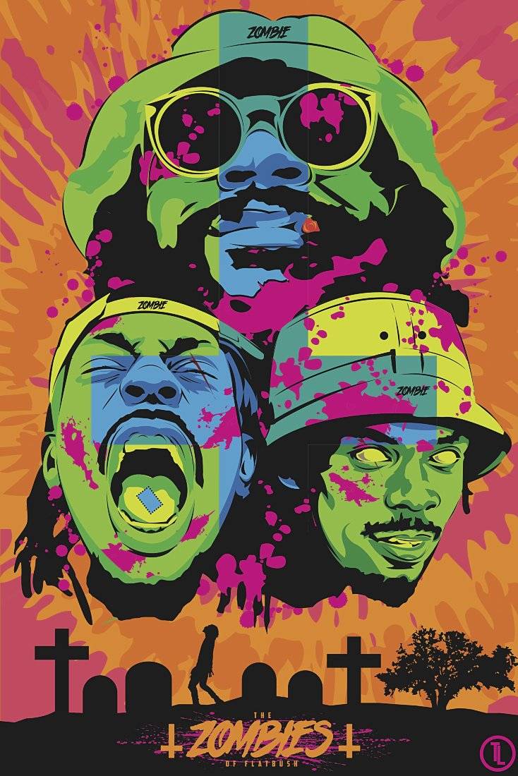 Flatbush Zombies Artwork - Poster | Canvas Wall Art Print