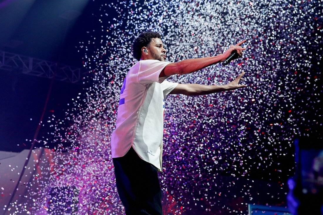 J Cole Performes - Poster | Canvas Wall Art Print