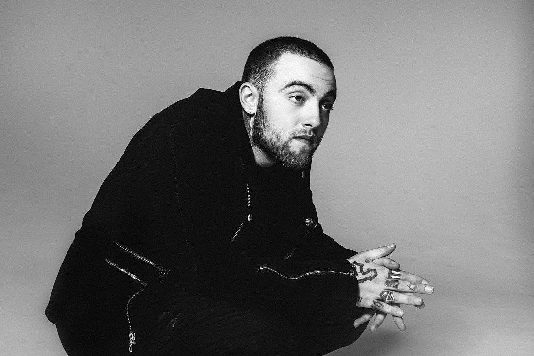 Mac Miller Monochrome - Poster | Canvas Wall Art Print