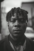 Mick Jenkins Face Monochrome - Poster | Canvas Wall Art Print