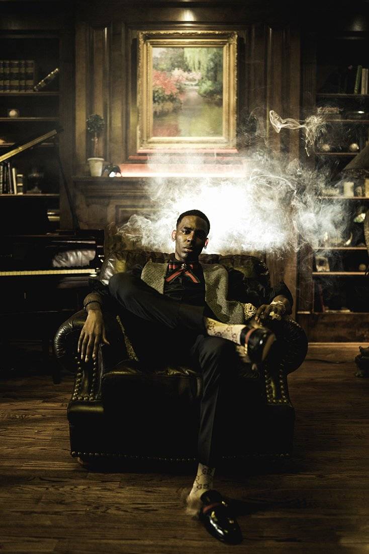 Young Dolph Smoke Rap - Poster | Canvas Wall Art Print