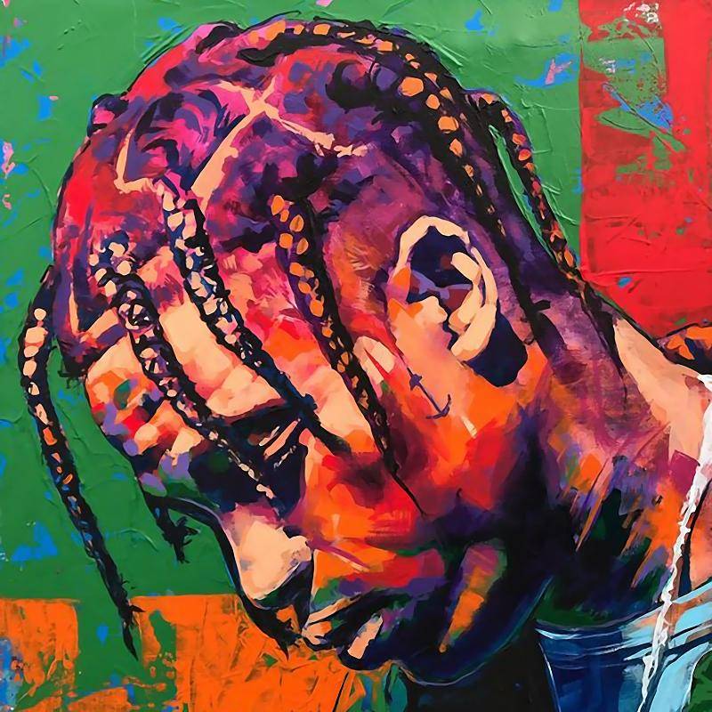 Travis Scott Art - Poster | Canvas Wall Art Print