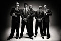 Bone Thugs N Harmony Black White - Poster | Canvas Wall Art Print