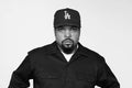 Ice Cube Rapper Black White - Poster | Canvas Wall Art Print