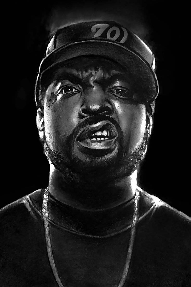 Ice Cube Rapper Artwork - Poster | Canvas Wall Art Print