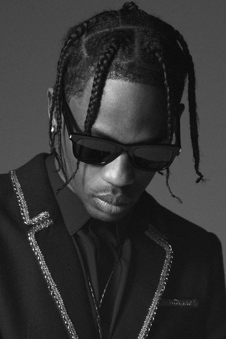 Travis Scott For Saint Laurent - Poster | Canvas Wall Art Print