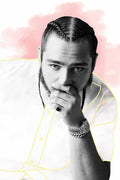 Post Malone Artwork - Poster | Canvas Wall Art Print